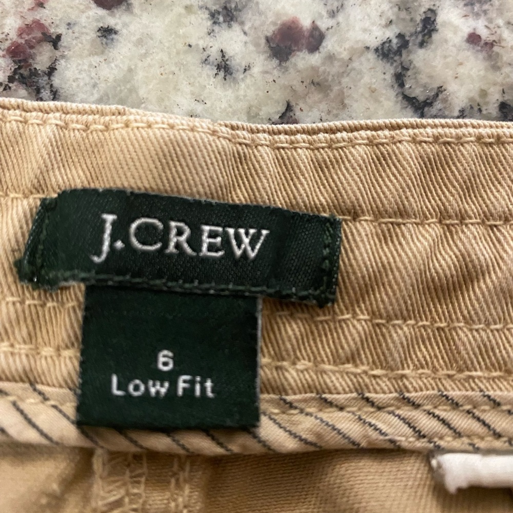 J.Crew Tan Low Fit Pants